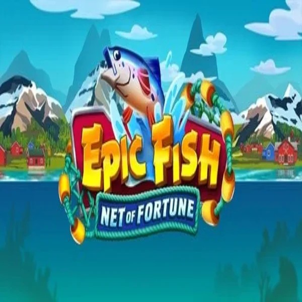 Slots logo of Epic Fish Net of Fortune from Quickspin at Mycasino ch
