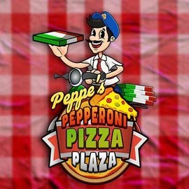 Peppe’s Pepperoni Pizza Plaza logo by Pragmatic Play at Mycasino ch