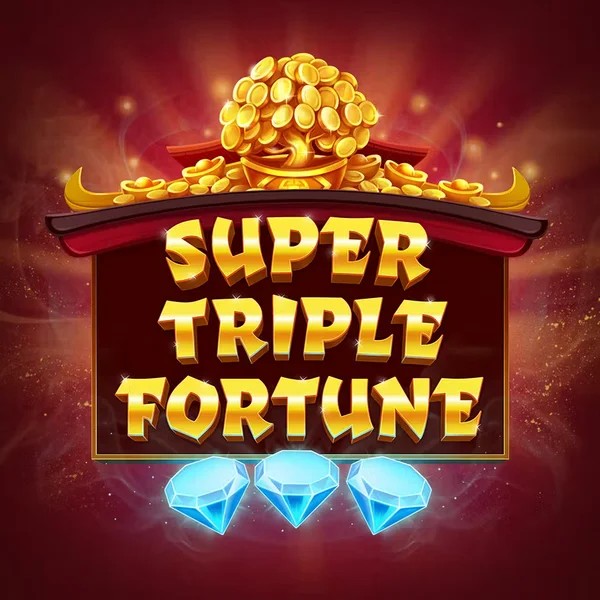 Super Triple Fortune slot logo by Greentube at Mycasino ch